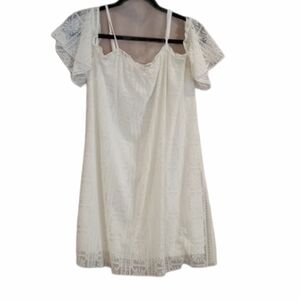 Love Fire cold shoulder medium mini dress
